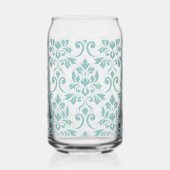 Feuille Damask Teal Large Pattern (Droite)