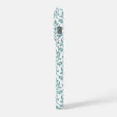 Feuille Damask Teal Pattern (Côté gauche)