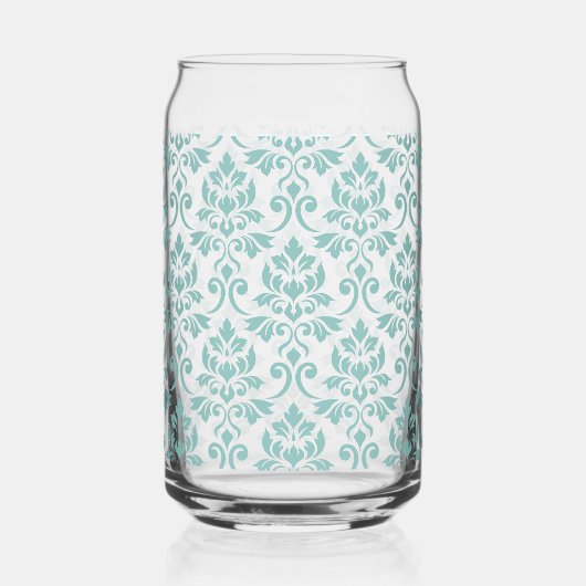 Feuille Damask Teal Pattern (Gauche)