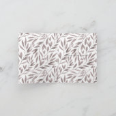 Feuille d'aquarelle avec le Merci de girafe (Intérieur)