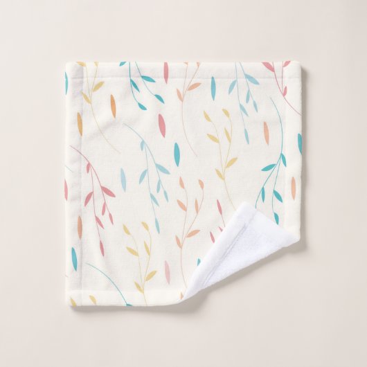 feuille d'arbre (Gant de toilette)