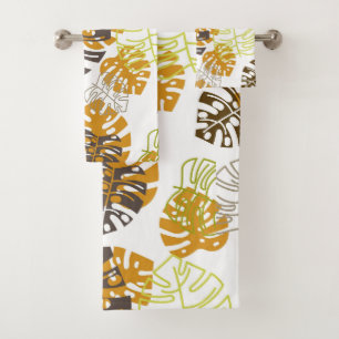 feuille d'automne serviette de bain set
