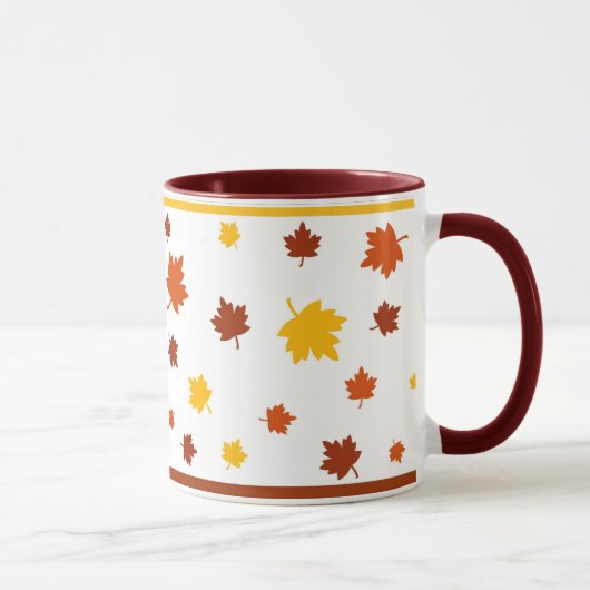 Feuille d'automne - tasse (Droite)