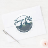 Feuille de 3" autocollants ronds (Enveloppe)