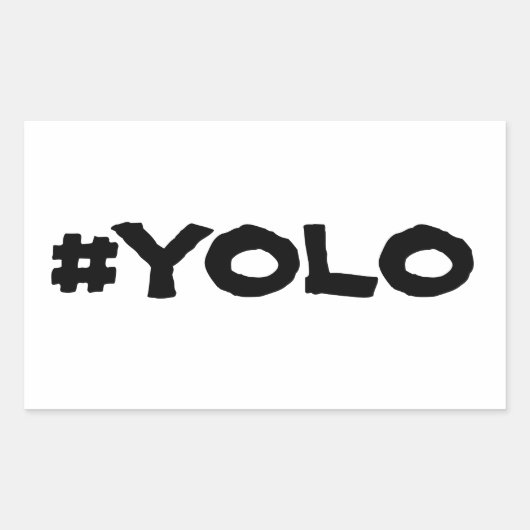 FEUILLE DE 4 - STICKERS YOLO (Devant)