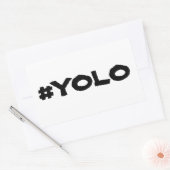 FEUILLE DE 4 - STICKERS YOLO (Enveloppe)