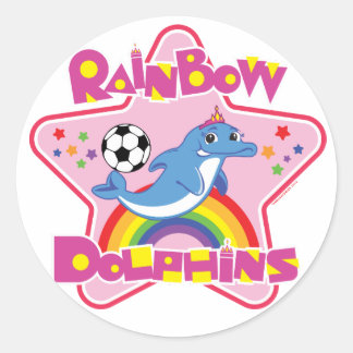 Feuille de 6 stickers ronds classiques de 3"