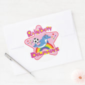 Feuille de 6 stickers ronds classiques de 3" (Enveloppe)