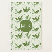 Feuille de banane avec triangles | Monogramme (Devant)