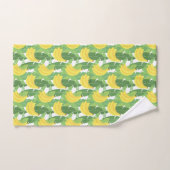 Feuille de banane et motif de fruit (Serviette à main)