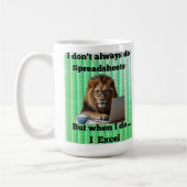 Feuille de calcul Lion Mug (Gauche)