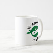 Feuille de calcul Ninja Café Mug (Devant droit)