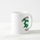 Feuille de calcul Ninja Café Mug (Devant droit)