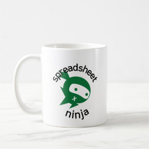 Feuille de calcul Ninja Café Mug