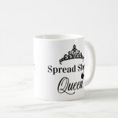 Feuille de calcul Queen Funny Cite Mug de café (Devant droit)