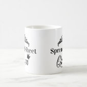 Feuille de calcul Queen Funny Cite Mug de café (Centre)