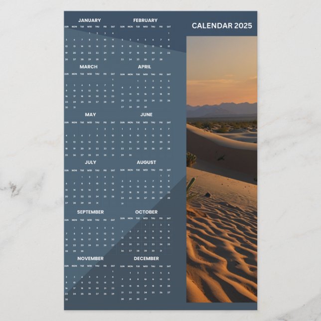 FEUILLE DE Calendrier (Devant)