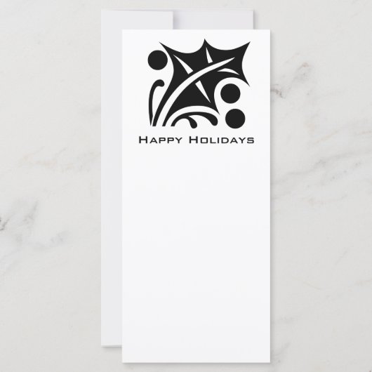 Feuille de carte en rack 2024 jours fériés avec en (Dos)