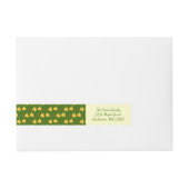 Feuille de chute : Feuille jaune, étiquette de (Devant)