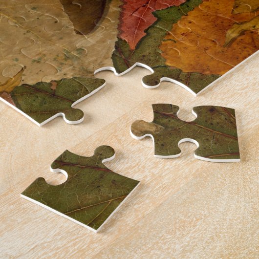 Feuille de chute - puzzle (Côté)