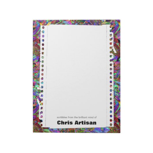 Feuille de déchirure couleur exubérante Bloc-notes (Tourné)