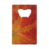 Feuille de Érable Rouge Photographie de Nature Abs (Devant)