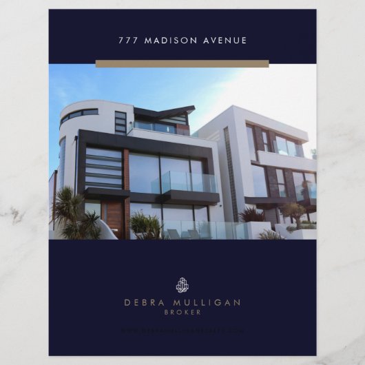 Feuille de fonction Immobilier Flyer personnalisé (Devant)