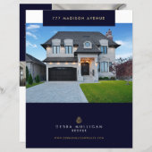 Feuille de fonction Immobilier Flyer personnalisé  (Devant / Derrière)