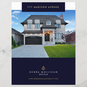 Feuille de fonction Immobilier Flyer personnalisé 