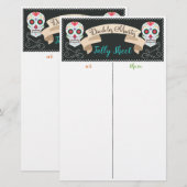 Feuille de match Dia De Los Muerto Bunco (Devant / Derrière)