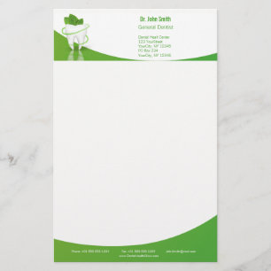Feuille de menthe médicale dentaire - Papeterie