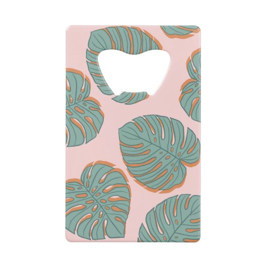 Feuille de Monstera : Motif Vintage tropical (Devant)