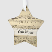 Feuille de musique vintage (devant)