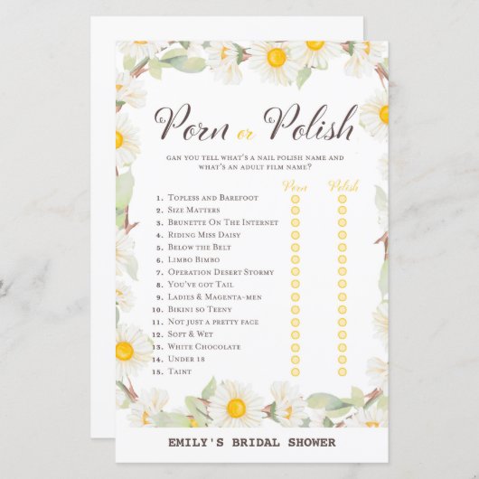 Feuille de papier (Devant / Derrière)