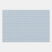 Feuille de papier à enveloppement bleu foncé (Devant 3)