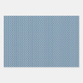 Feuille de papier à enveloppement bleu foncé (Devant 2)
