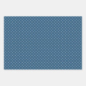 Feuille de papier à enveloppement bleu foncé (Devant)