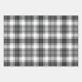 Feuille de papier à envelopper noir et gris (Devant 3)