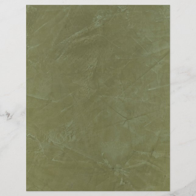 Feuille de papier à finition faux vert toscan (Devant)