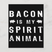 Feuille de papier | Aliments Œufs Bacon | Fête de  (Devant)