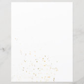 Feuille de papier bordée de feuillage de jardin d' (Dos)