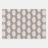 Feuille De Papier Cadeau 12 Days of Christmas Cool Retro Personalized (Devant)