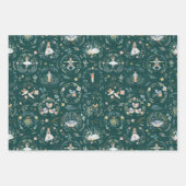 Feuille De Papier Cadeau 12 Jours de Noël Vacances Classique (Devant 3)