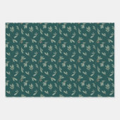 Feuille De Papier Cadeau 12 Jours de Noël Vacances Classique (Devant 2)