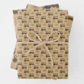 Feuille De Papier Cadeau 1883 Yellowstone (En situation)