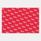 Feuille De Papier Cadeau 18th Happy Birthday Ajouter un nom (Devant 2)