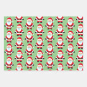 Feuille De Papier Cadeau 2020 Covid Noël masque visage Père Noël Snowman (Devant)