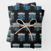 Feuille De Papier Cadeau 2024 Middle Brother - New Big Brother (En situation)