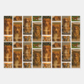 Feuille De Papier Cadeau 25 Photo Collage Modèle personnalisé (Devant)