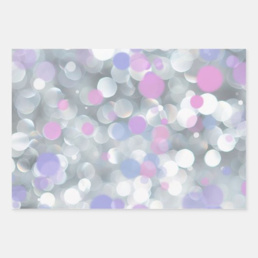 Feuille De Papier Cadeau 25e anniversaire d'argent (Devant 3)